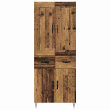 Highboard Old Wood 69.5 x 34 x 180 cm Engineered Wood 3415719
