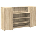 Reception Desk Sonoma Oak 180x50x103.5 cm Engineered Wood 3324171