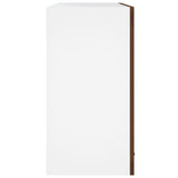 Hanging Glass Cabinet Lyon Brown Oak 60x31x60 cm Engineered Wood 815122