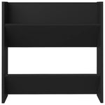 Wall Shoe Cabinets 4 pcs Black 60x18x60 cm Engineered Wood 806719
