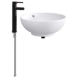 Bathroom Wash Basin Matte Black 44 x 44 x 16 cm Metal 890247