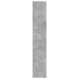 Shoe Cabinet with 4 Flip-Drawers Concrete Grey 80x34x187.5 cm 3214381