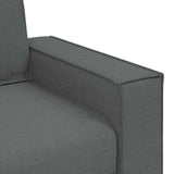 Sofa Set with Cushion 3 pcs Grey 220 x 78 x 84 cm Fabric 3324610