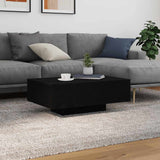 Coffee Table Black Oak 85 x 55 x 31 cm Engineered Wood 863011