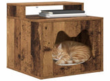 Cat House Old Wood 42.5 x 40 x 53.5 cm Engineered Wood 8000696