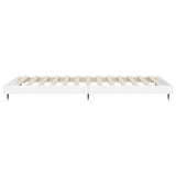 Bed Frame without Mattress High Gloss White 75x190 cm Small Single 832207