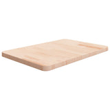 Bathroom Countertop 60x40x2.5 cm Untreated Solid Wood 342940