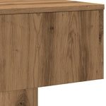 ZNTS Coffee Table Artisan Oak 60x60x31.5 cm Engineered Wood 856551