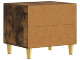 Bedside Table 2 pcs Smoked Oak 43 x 34.5 x 50 cm 895036