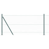 Welded Wire Fence with Concrete Base 100 x 1 m 3353589