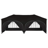 Pop-up Party Tent 575 x 288 x 245 cm Black Oxford Fabric 42019909