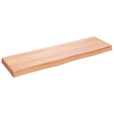 Bathroom Countertop Light Brown 100x30xcm Treated Solid Wood 3156127