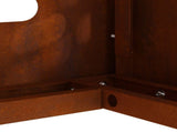 Air Conditioner Cover Rusty 100 x 50 x 70 cm Galvanised Steel 865903