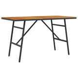 Dining Table Brown 110 x 55 x 62 cm Solid Acacia Wood 4108269