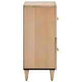Side Cabinet 60x33x75 cm Solid Wood Mango 358274