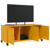 TV Cabinet Mustard Yellow 100.5x39x43.5 cm Steel 846647