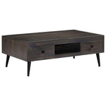 ZNTS Coffee Table Solid Mango Wood 100x60x35 cm 245913