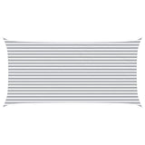 Sun Shade Sail Light Grey and White 6 x 3 m 42031127