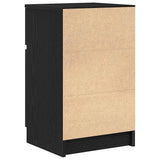 Bedside Cabinets 2 pcs Black 39x35x65 cm Engineered Wood 861322