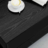 Coffee Table Black oak 100 x 51 x 45 cm Engineered wood 874096