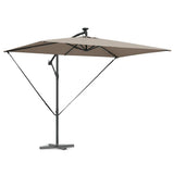 Umbrella Taupe 294 x 200 x 270 cm Polyester and Aluminium 42003394