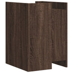 ZNTS Bedside Cabinet Brown Oak 45x50x65 cm Engineered Wood 848310