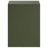 Plant Stand 2 pcs Olive Green 30 x 30 x 40 cm Steel 8012467