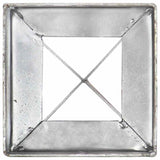 Ground Spikes 6 pcs Silver 10x10x76 cm Galvanised Steel 145420