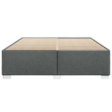 Bed Frame without Mattress Dark Grey Super King Fabric 3284510