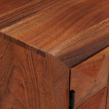 TV Cabinet Honey brown 112 x 30 x 48 cm Solid acacia wood 4104019