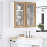 Hanging Cabinet 2 pcs Old Wood 40 x 31 x 80 cm Engineered Wood 884311