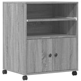 Printer Stand with Wheels Grey Sonoma 60x48x74 cm 840637