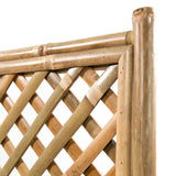 ZNTS Garden Raised Bed with Trellis Bamboo 40 cm 43713