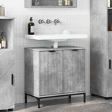 Bathroom Sink Cabinet Concrete Grey 60.5 x 33.5 x 61 cm 883417