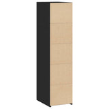 Highboard Black 30x41x124 cm Engineered Wood 846377