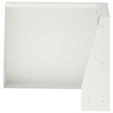 Retaining Wall 2 pcs 50 x 50 x 30 cm Steel White 8015202