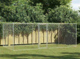 Dog Cage Silver 400 x 200 x 200 cm Galvanised Steel 3368309