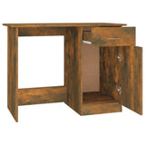 Desk Smoked Oak 100x50x76 cm Engineered Wood 815420