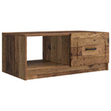 Coffee Table Old Wood 90 x 50 x 37 cm Engineered Wood 895883