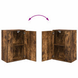 TV Cabinet Set Wall-mounted 4 pcs Somoked Oak Engineered wood 3397900