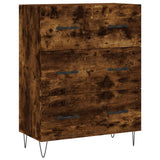 Highboard Smoked Oak 69,5x34x180 cm Engineered Wood 3199782