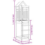 Play Tower Brown 52.5 x 85 x 239 cm Solid Impregnated Wood 3417192