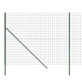 Wire Mesh Fence Green 1.6x25 m Galvanised Steel 154076