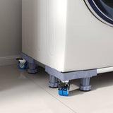 Washing Machine Base Grey 66 x 66 x 12 cm Stainless Steel 42009959