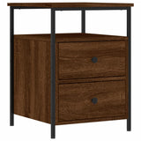 Bedside Cabinet Brown Oak 44x45x60 cm Engineered Wood 826011