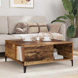 Coffee Table Old Wood 80 x 80 x 36.5 cm Engineered Wood 881183