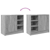 Sink Cabinet Grey Sonoma 63x29x55 cm Engineered Wood 848134