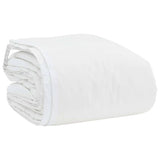 Duvet Set with Pillow 3 pcs White Microfiber and Cotton 3377227