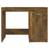 Desk Smoked Oak 100x50x76 cm Engineered Wood 815486