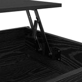 Coffee Table Black Oak 100 x 55 x 48.5 cm Engineered Wood 883037